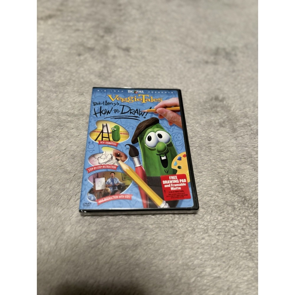 VeggieTales Bob & Larry's How To Draw (DVD) NEW SEALED